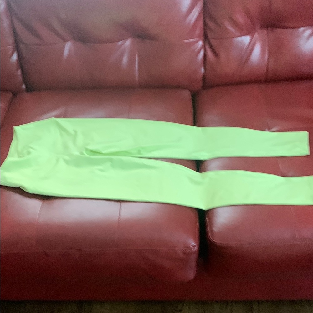 Vibrant Lime Leggings for Kids